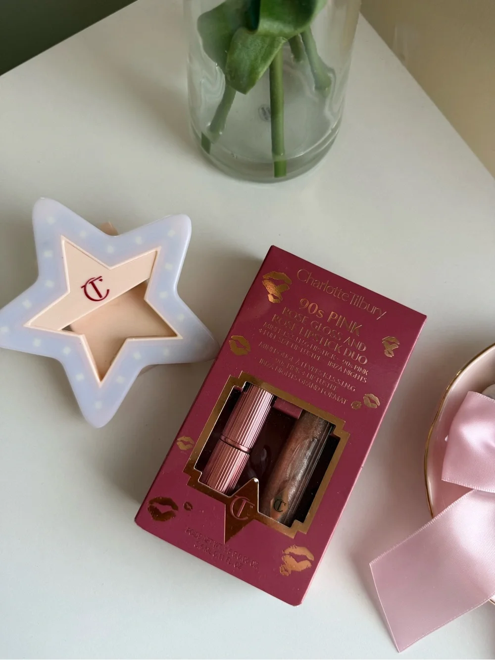 Charlotte Tilbury lipstick and gloss set